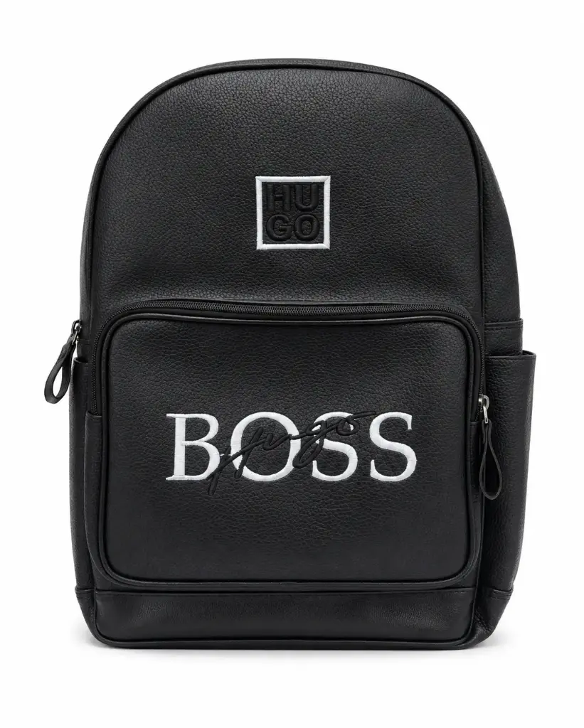 Morral BOSS Gris Negro