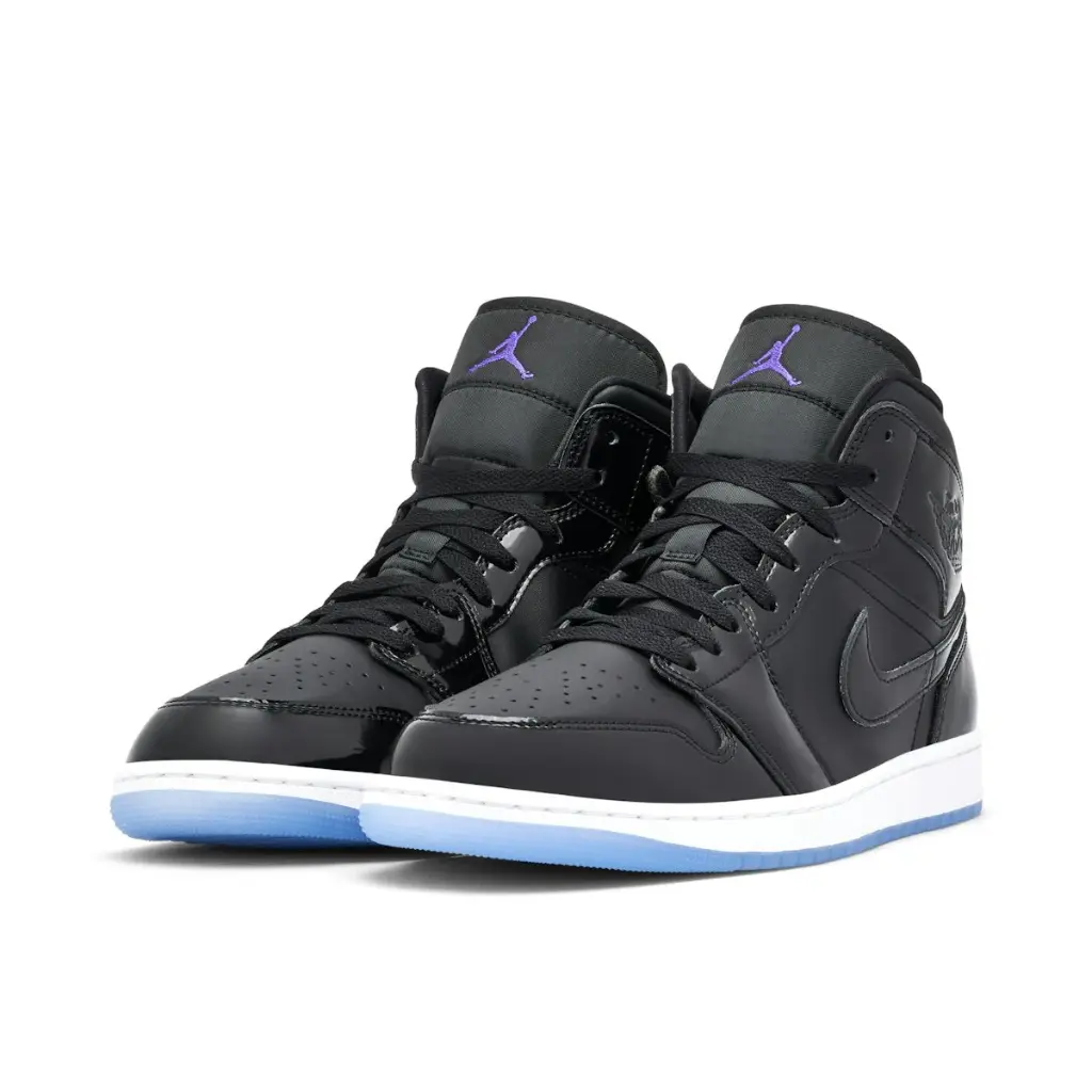 Air jordan retro 1 mid negro azul
