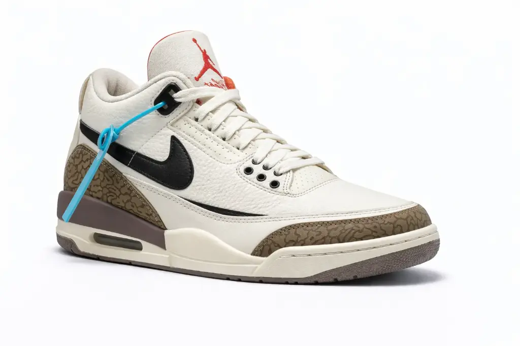 Air jordan retro 3 blanca cafe