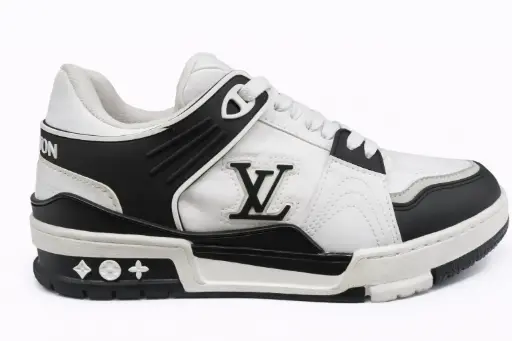 Louis vuitton trainer blanca negra