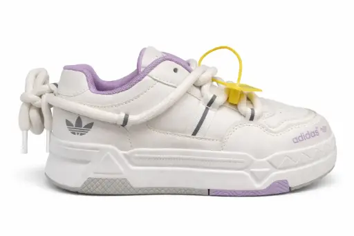 Adidas trenza morada