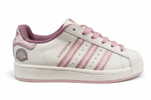 Adidas super star pink