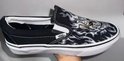 [clasic slip-on flama] vans clasic slip-on flama